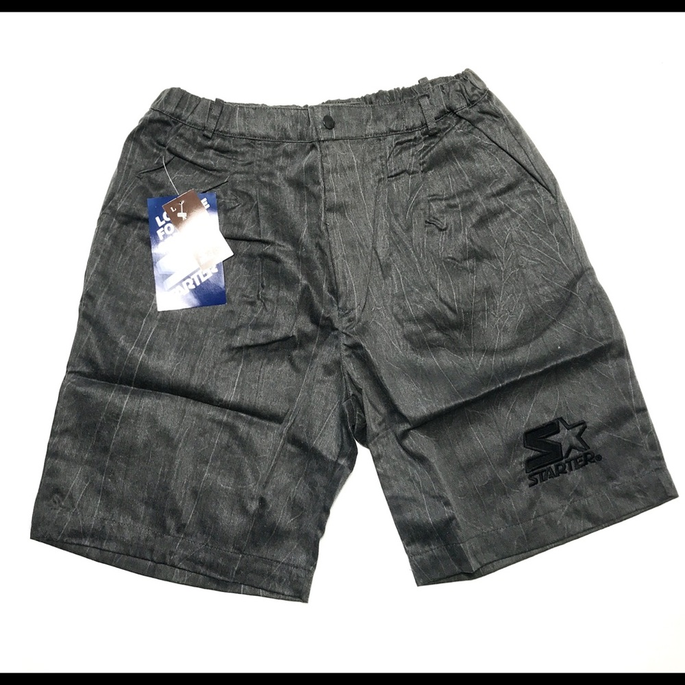 Vintage Starter Acid Wash Twill Chino Shorts S M L